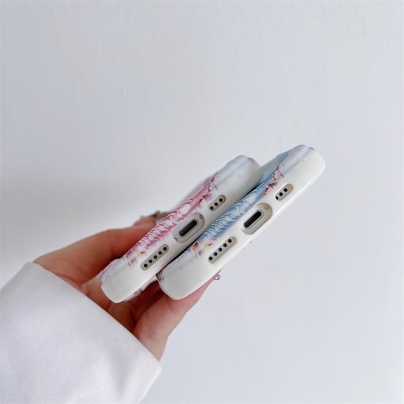 Мягкий чехол в форме волны для IPhone Vivo Y35 Y02 Realme C55 C53 11 Tecno Spark 10C Samsung S23 Ultra A53 Redmi Note 12 Note 11 Pro, чехол из ТПУ