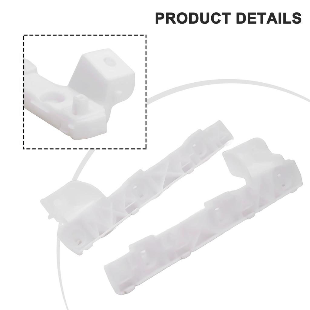 Для автозапчастей Mitsubishi Lancer кронштейн переднего бампера белый 6400A404 6400F-549 6400F-550 6400F550 легко устанавливаемый пластик