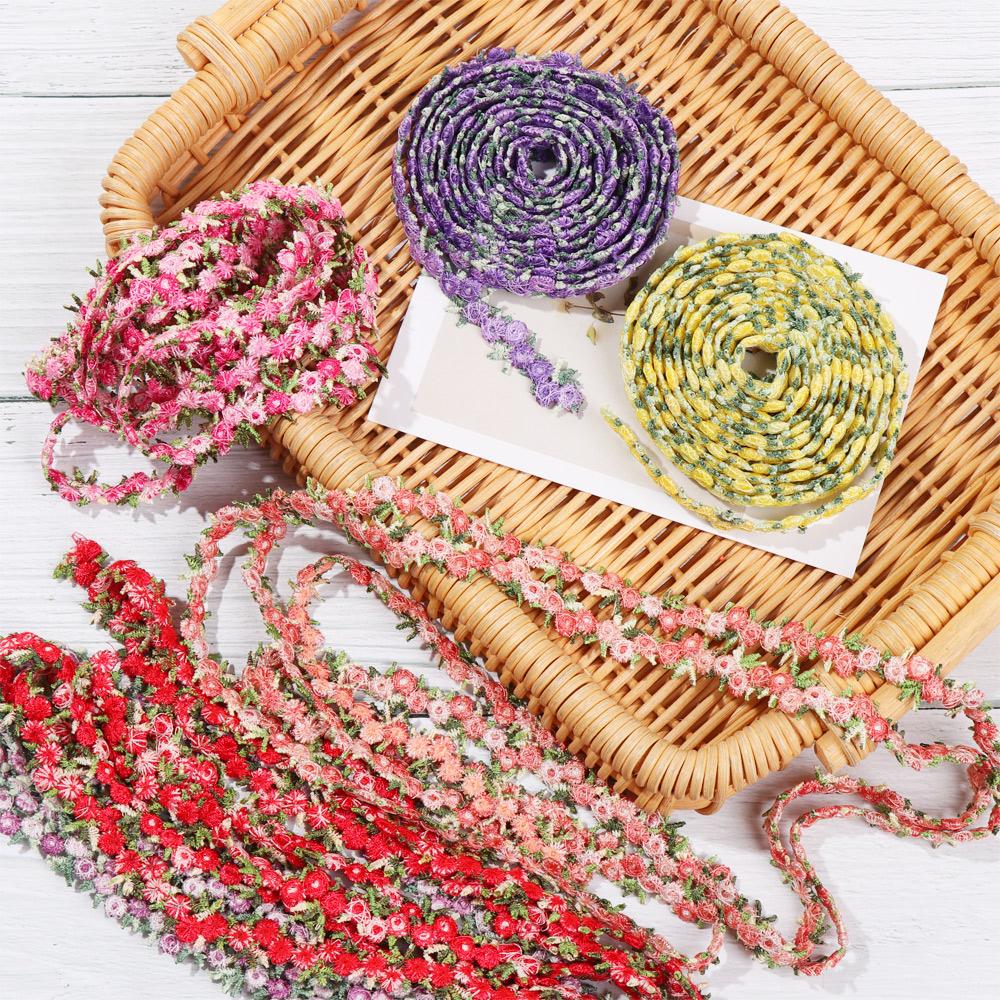 Accessories Sewing Wedding Dress Water soluble Ribbons Fabric Trim Flower Lace Trim Embroidered