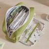 Large Capacity Transparent Pencil Case with Zipper Pencil Bag Cute Packaging Bag  Student