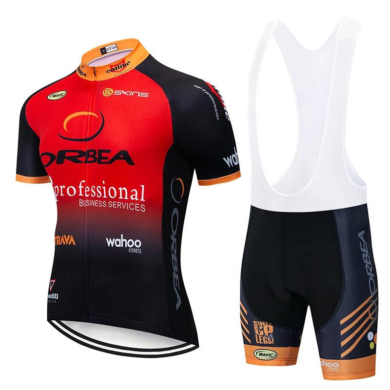 Summer Short Sleeve Set Tour de France ORBEA Team Cycling Suit Sports Roller Skating Suit Bicycle Outdoor Riding