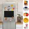 Yousheng 3D Simulated Food Fridge Magnet Resin Cartoon Bread Ice Cream Cone Coffee Milk Fruit Refrigerator Magnet Home Office Kitchen Decoration