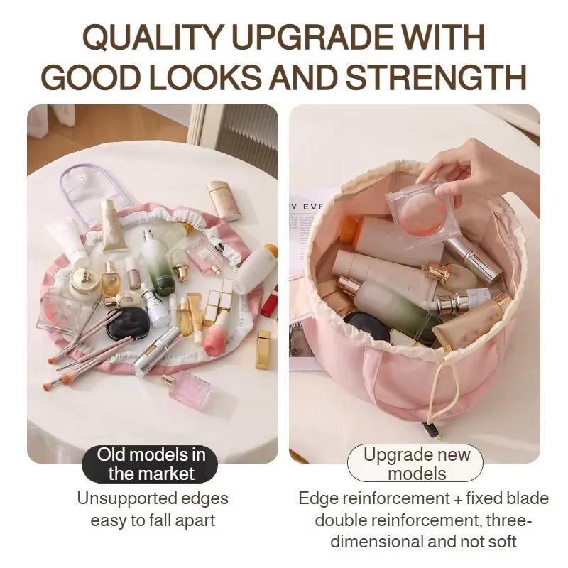 1 шт. Водонепроницаемое ведро на шнурке, большой вместимости, косметичка, модная сумка для макияжа, портативный органайзер, высокого класса, 30x17 см