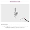 BAMOER 925 Sterling Silver Pendant Summer Pink Enamel Flamingo Pendant Charms for Snake Bracelet