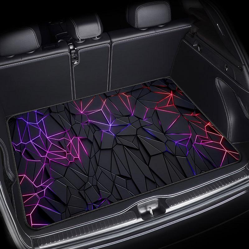 Автомобильный сверхпрочный коврик в багажник, пыленепроницаемый, водонепроницаемый, пылеотталкивающий, легко моющийся, прочный, нескользящий протектор заднего сиденья, пылезащитный чехол