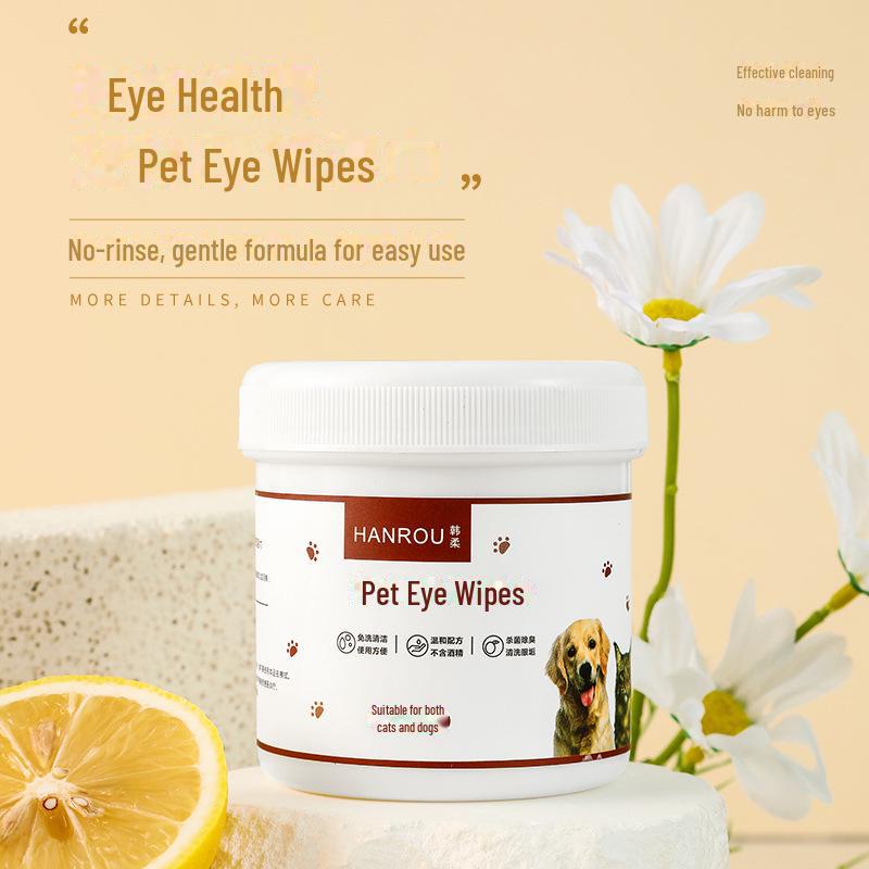 Салфетки для ухода за ушами и глазами домашних животных от пятен от кошачьих слез и для ухода за глазами собак - одноразовые чистящие салфетки
