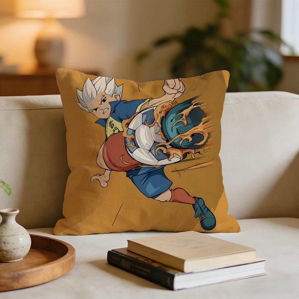 Anime Inazuma Eleven Axel Blaze Cushion Cover Short plush pillowcase for bed sofa carwashable