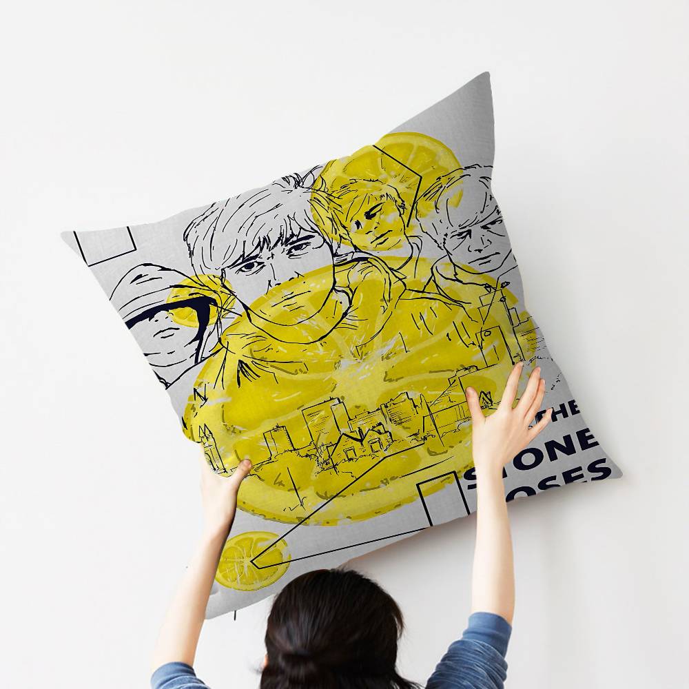 1Pc The Stone Roses Pillowcase Toon Gift Cushion Cover Bedroom Home Sofa Chair Seat Decor Pillow Case