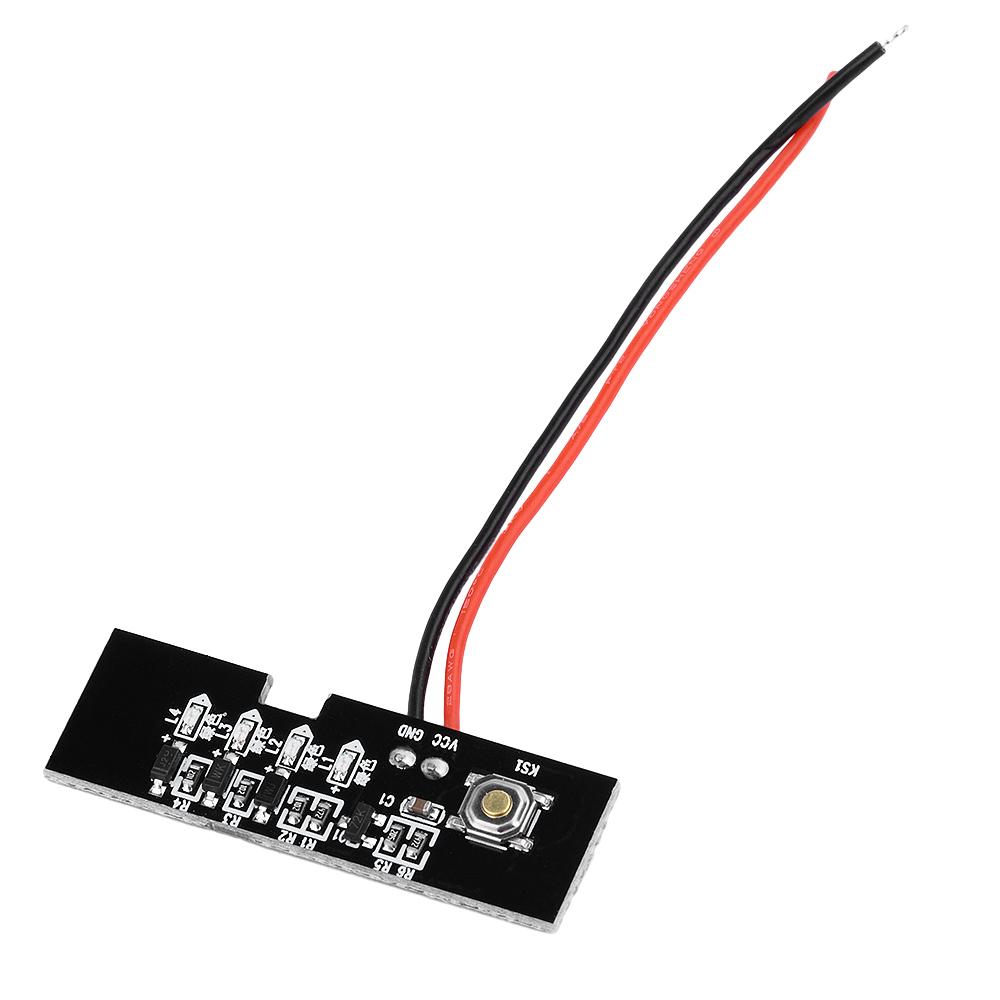 Модуль индикатора емкости батареи 5S 18В 21В со светодиодным дисплеем, с индикацией мощности и корпусом батареи, тестер уровня заряда батареи