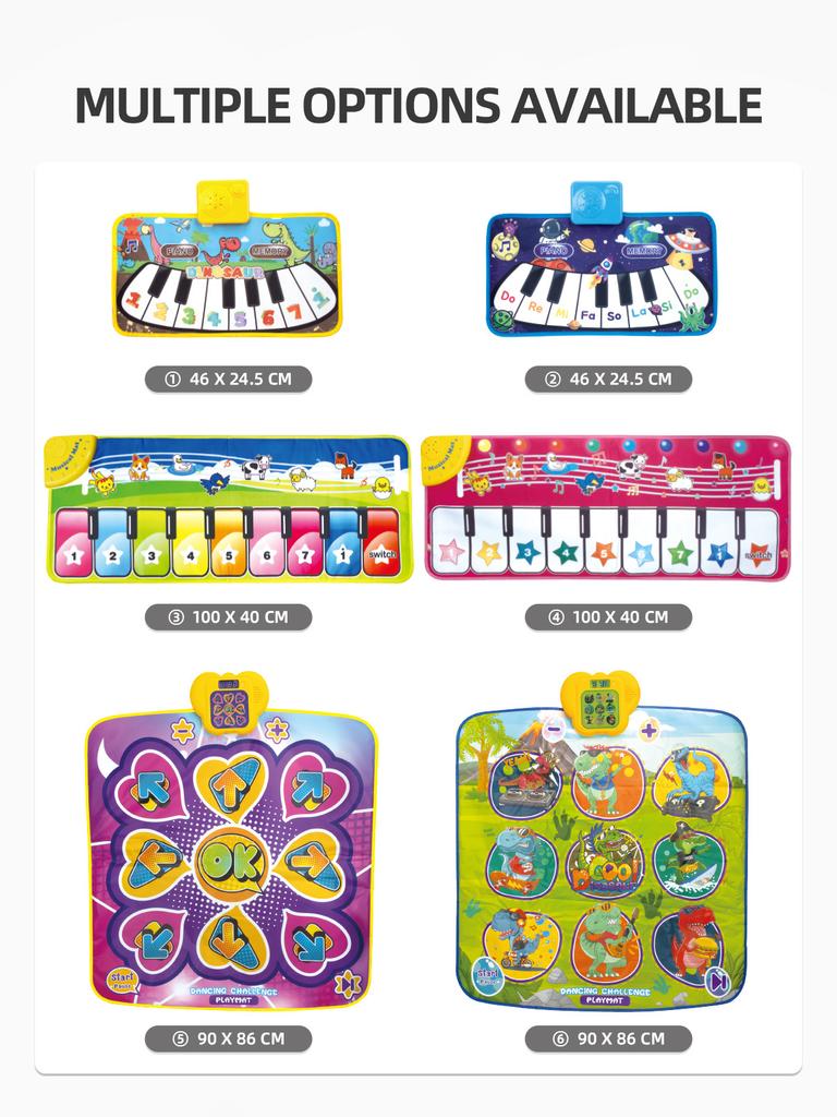 Дошкольное Детское Музыкальное Танцевальное Одеяло Игрушка Раннее Образование Подарок Детская Фортепианная Клавиатура Коврик Игрушка