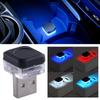 Mini USB LED Car Light Auto Interior Atmosphere Light Atmosphere Light Car Lamp Decorative Smart USB Accessories LED Colorf B6S6