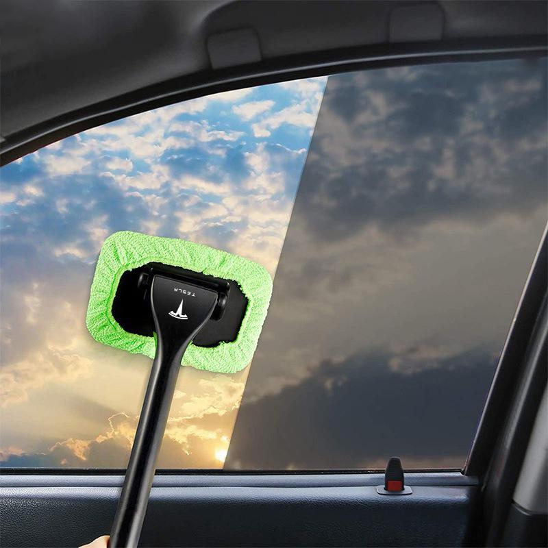 Car Window Cleaner Brush Kit Windshield Cleaning Wash Auto Tool For Tesla Model 3 Model S Model X Model Y Roadster Bonina Coil