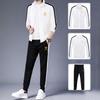 Спортивный костюм для папы среднего возраста, мужская одежда из трех частей на весну и осень, повседневная свободная одежда для папы среднего возраста на осень