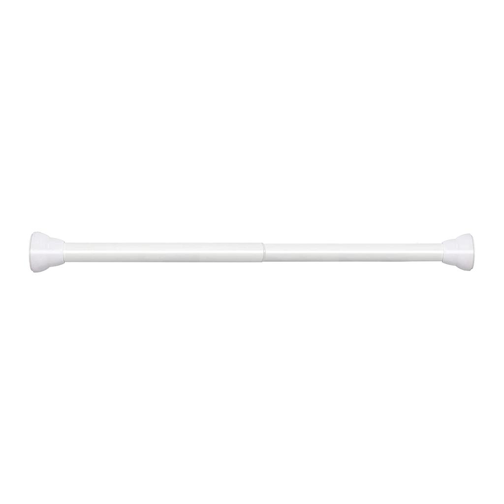 Non-Slip Spring Tension Curtain Rod 20 To 32 Inch Expandable Curtain Rod No Drilling No Rust Bath Closet Hanging Pole for Windows or Shower Bathroom