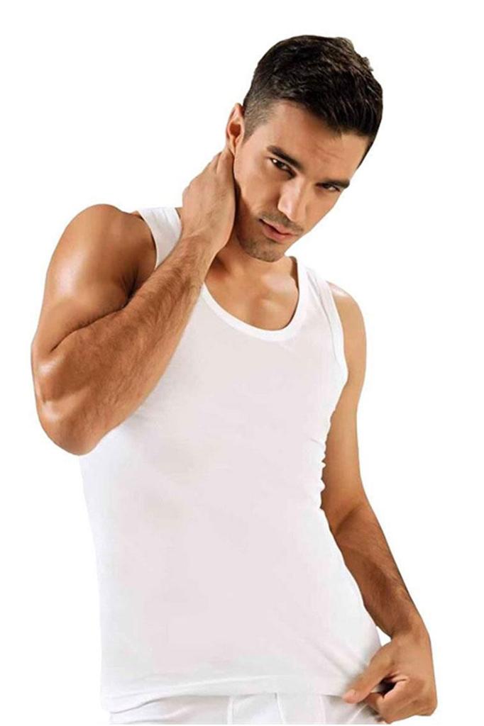 Набор из 6 мужских классических нижних рубашек из чесаного хлопка с ремешками, качество 100% хлопок