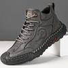 Обувь для вождения автомобиля Мужские кожаные ботинки ручной работы Повседневная обувь из натуральной кожи Ботильоны для мужчин