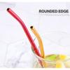 Home Reusable Bar Tea Metal Drinking Straw Coffee Spoons Stainless Steel Straws Spoon