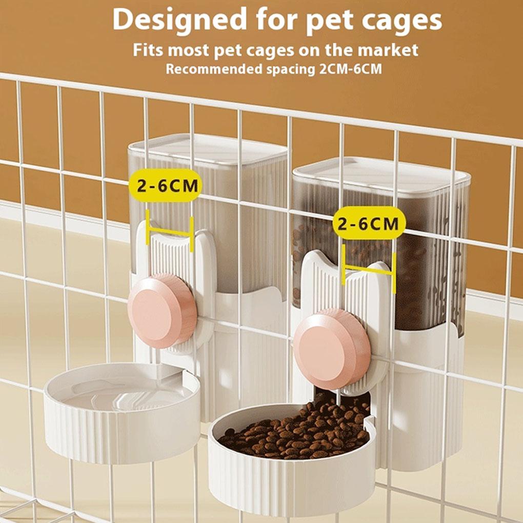 2x Подвесная Автоматическая Кормушка и Диспенсер для Воды для Хорьков и Кроликов Кроличьи Кормушки для Клеток