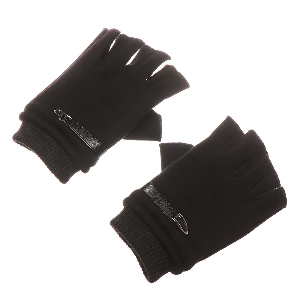 Soft Keep Warming Cycling Mittens Half Finger Winter Gloves Warm Gloves