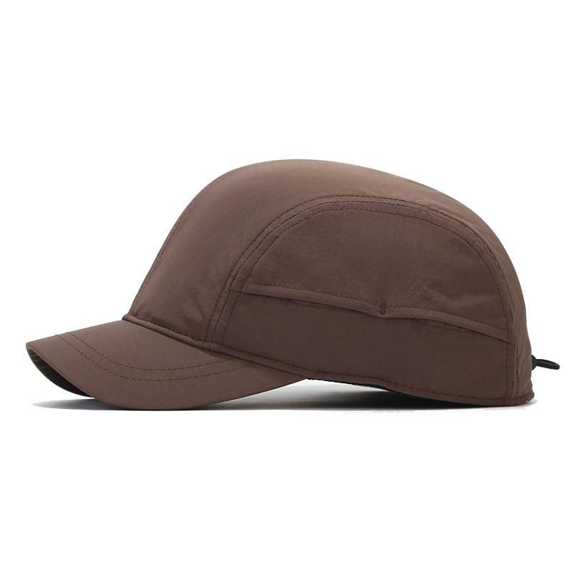 Мужская летняя быстросохнущая дышащая кепка, уличный стиль ретро-пятиклинка, модная бейсболка с короткими полями, женская модель Tide
