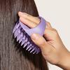Scalp Brush Hollow Design Rich Foaming Quick Drying Dense Bristles Comfortable Handle Handheld Hair Care Comb Brush Hairdressing Tool