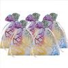 Packaging Pouches Wedding  Favor Wrapping Supplies Hot Stamping Organza Bag Drawstring Candy Pouch