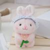 Plush Soft Rabbit Keychain Cute Cartoon Teddy Bear Stuffed Keyring Animal