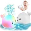 Cute Whale Baby Bathroom Toy With Colorful Lights And Music