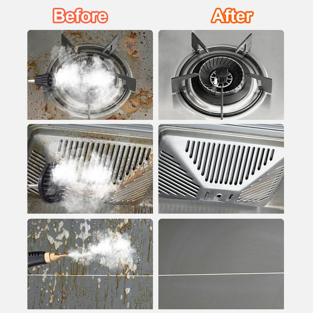 Portable Steam Cleaner 1500W High Temperature High Pressure Mobile Cleaning Machine Steam Cleaner