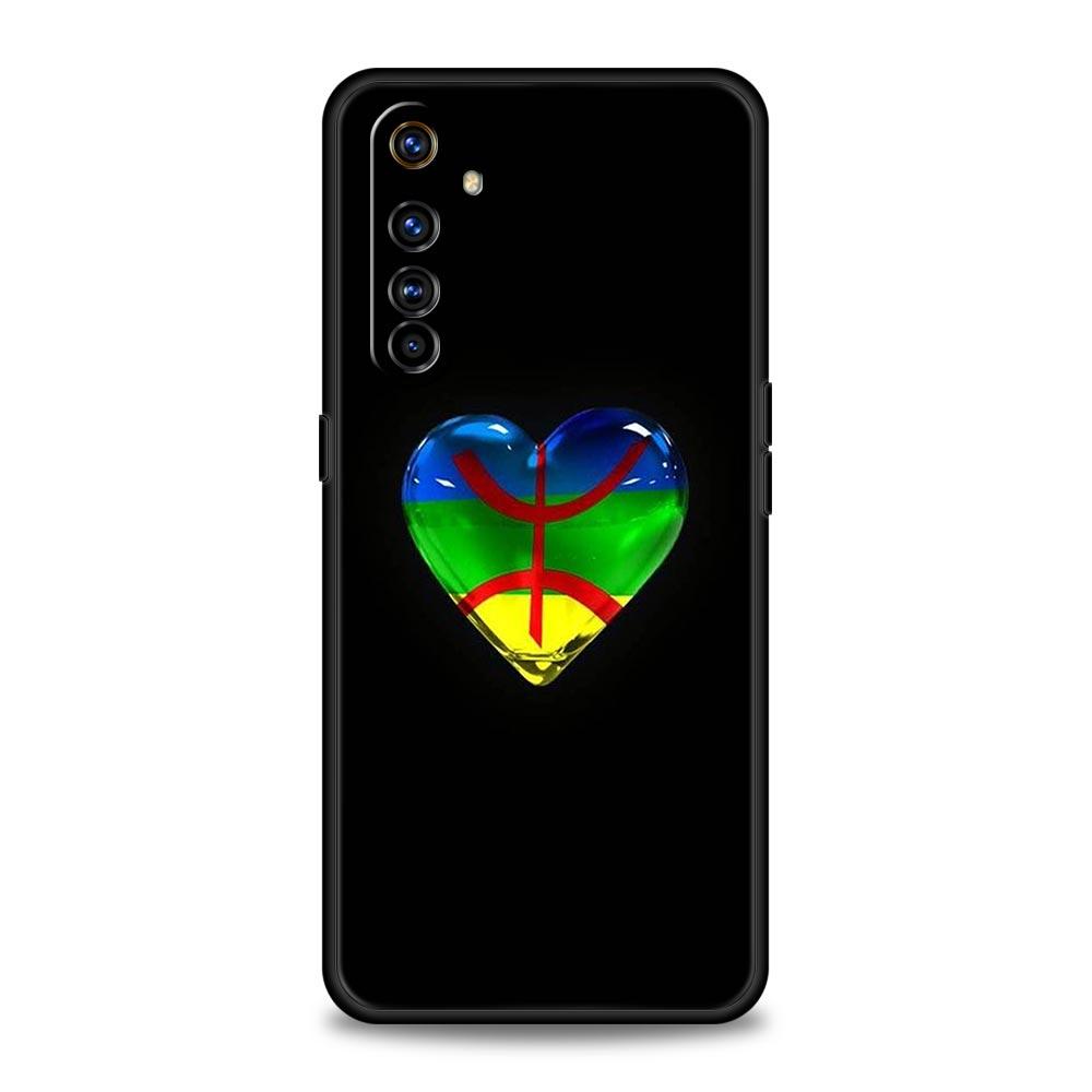 Чехол для телефона для Realme 12 11 10 9 8 5G 7 6 GT5 GT3 GT2 Pro Plus C21 C11 C25 C35 для GT Neo 2 3 3T 5 Чехол флаг амазигов