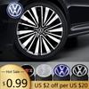 Для VOLKSWAGEN VW 56/60/63/65/68MM Колпачки на центр колеса Ступичные колпачки Наклейка Значок Декор Для Volkswagen VW GTI R Golf Polo T