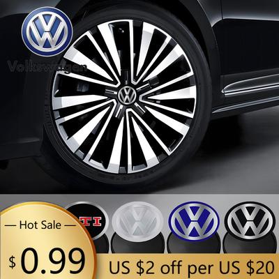 Для VOLKSWAGEN VW 56/60/63/65/68MM Колпачки на центр колеса Ступичные колпачки Наклейка Значок Декор Для Volkswagen VW GTI R Golf Polo T