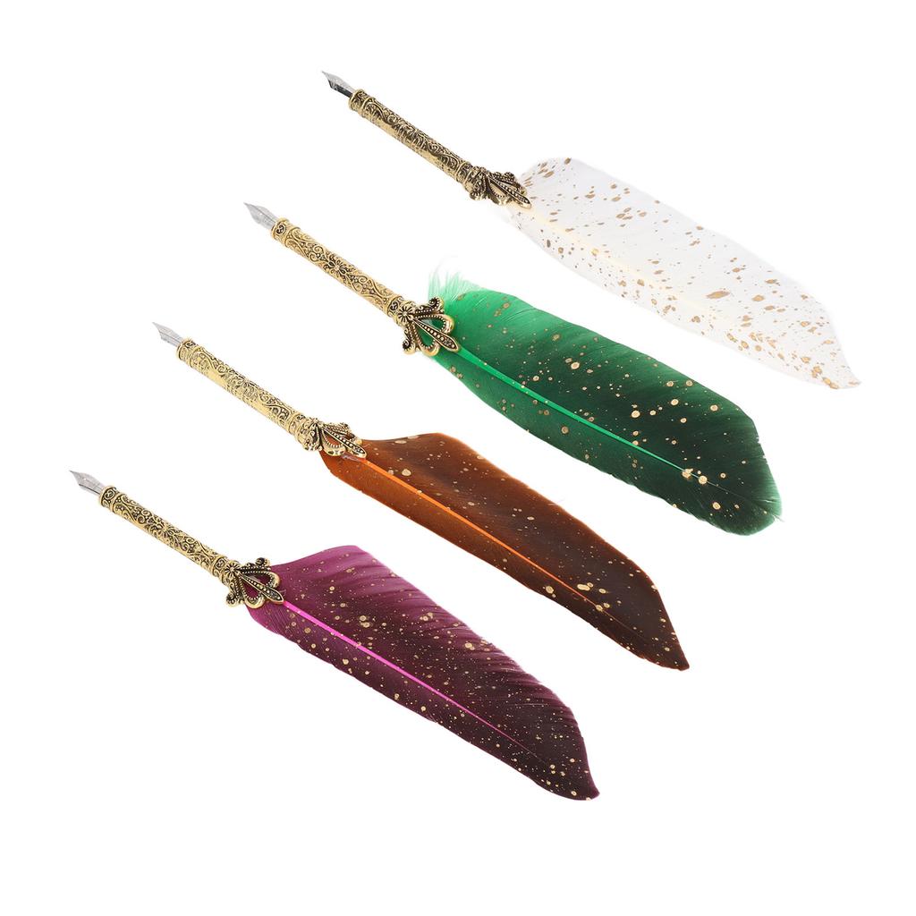  Набор ручек с 10 сменными перьями, огнеупорный лак, восковая ручка для открывания писем, пустая бутылочка