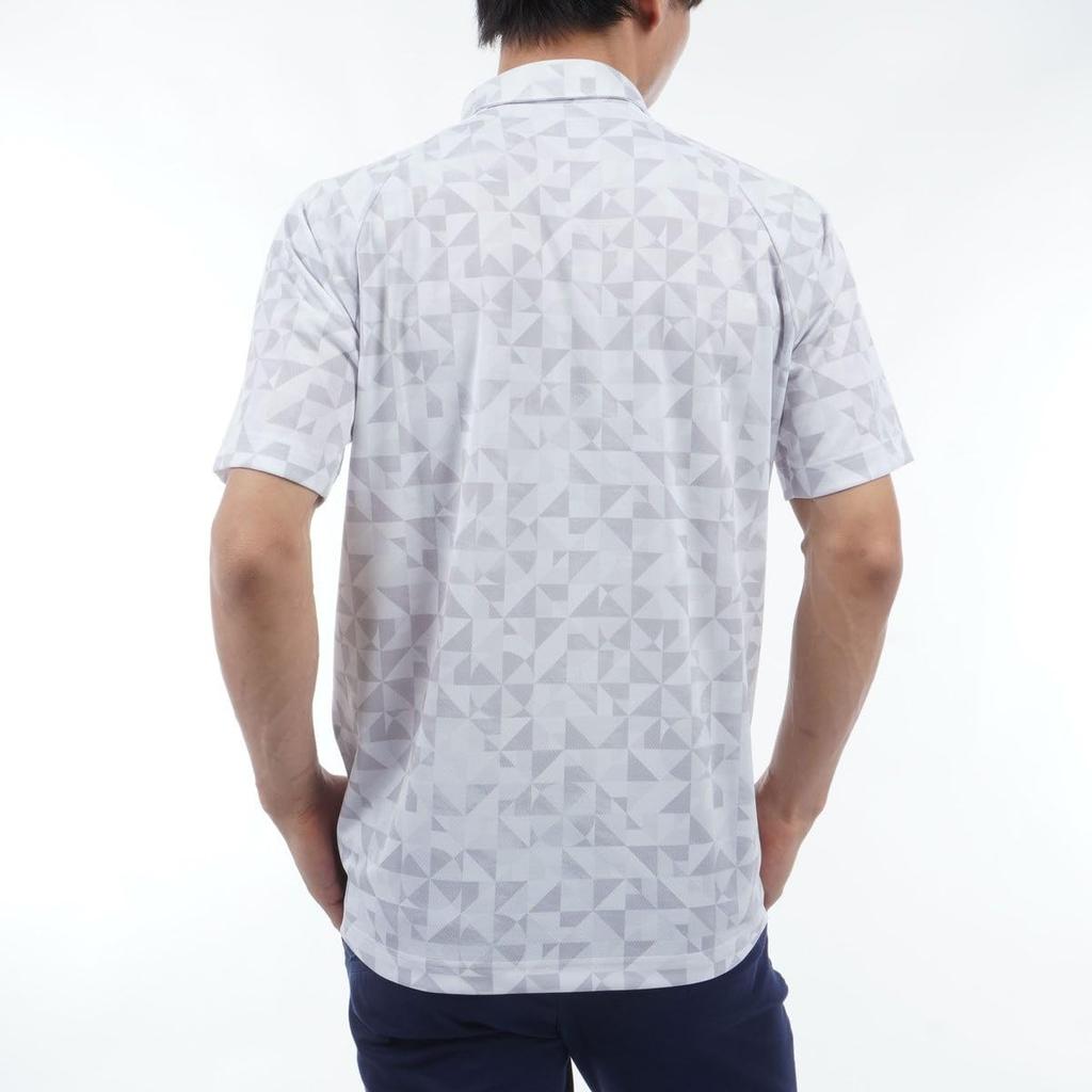 BRIDGESTONE Мужская футболка для гольфа с коротким рукавом Golf AGM06A, белая