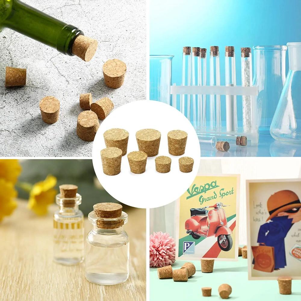 Деревянные винные пробки DIY Конические пробки Герметизация Чашка Пробка для бутылки Многоразовая Лабораторная пробка для пробирок Чайник Кухонные аксессуары