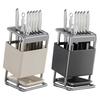 Подставка для ножей Органайзер для хранения Съемный Регулируемый Вставной держатель Легко чистить