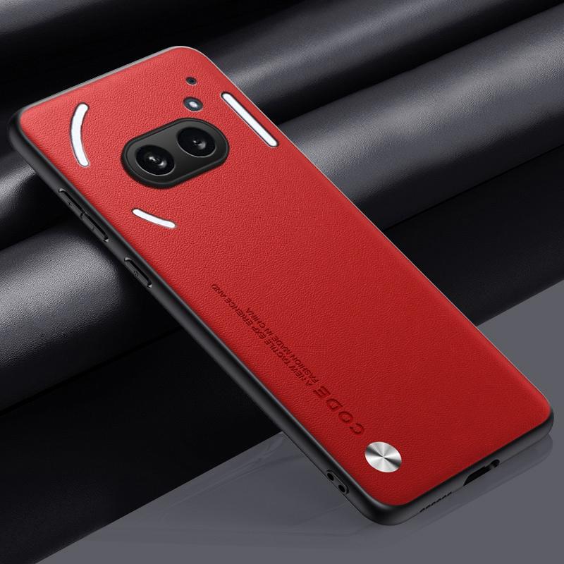 Роскошный чехол из искусственной кожи для Nothing Phone 2A Phone2A задняя крышка матовый TPU силиконовый противоударный чехол для телефона с полной защитой Coque
