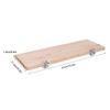 Rectangle Natural Wood Pet Hamster Chinchilla Chipmunk Cage Chew Toy Stand Platform Pedal Board