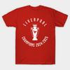 Мужская черная футболка с принтом Liverpool Champions 25 Белый 2 Печать на трансферной бумаге без вырезания Хлопковая футболка