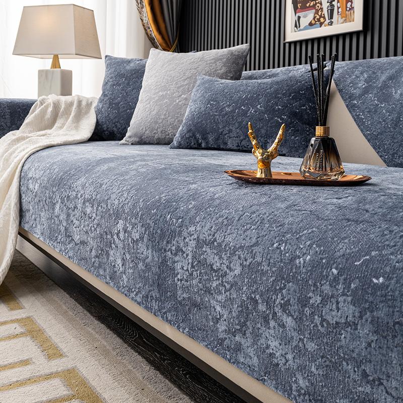 Утолщенный защитный чехол для дивана, противоскользящее плюшевое полотенце для дивана, съемный диван, подушка, коврик, чехлы для диванов, против царапин, диванная подушка, полотенце