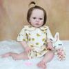 BZDOLL 60 CM Real Touch 3D-Paint Skin Silicone Reborn Baby Toddler Doll For Girl Cloth Body Toy Realistic Princess Alive Bebe Dress Up