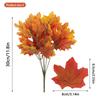 29cm Artificial Maple Leaves Branches Fake Fall Leaves Picks With Stems Plants Table Centerpiece Thanksgiving Artificial Flowers