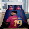 Football Stars Duvet Cover Pillowcase Bedding Set Adult Boy Girl Bedroom Decoration Children Gift Single Double Large Size