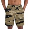 Men's casual trend camouflage printed shorts - Men's lightweight and breathable sports shorts