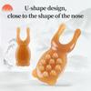 1Pcs Resin Nose Massager Promote Blood Circulation For Trigger Point Therapy Pedicure Gua Sha Board Nose Lifting Tool