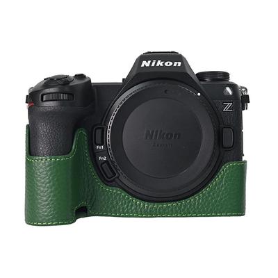 Z 6III Кожа личи Натуральная кожа Чехол-полукорпус для камеры Для Nikon Z6III Z63 Открывающийся отсек для батареи Нижняя крышка с ремешком