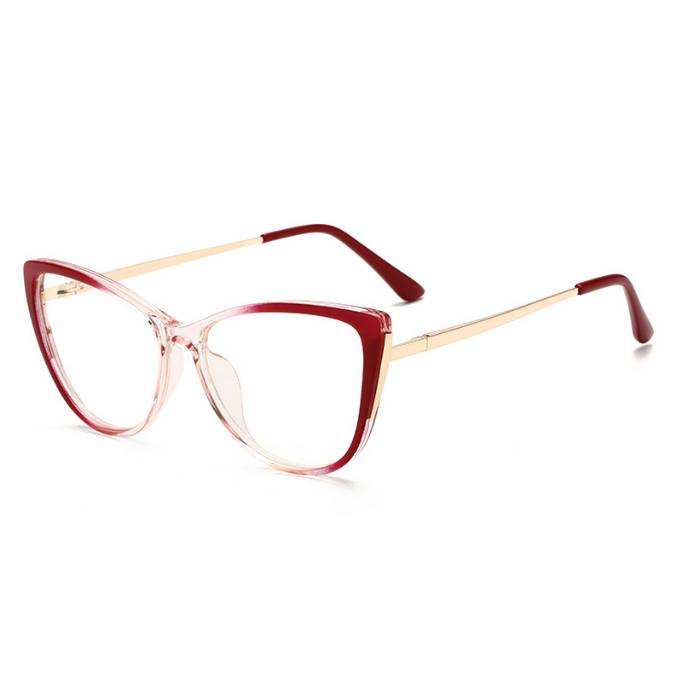 Cat Eyes Finished Myopia Glasses Women Men Cat Eye Nearsighted Eyewear Student Glasses Diopters Minus -1.0 -1.5 -2.5 To -6.0