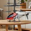 Silver Red Pink RC Helicopters Metal Alloy Flying Helicopter Toy Mini Drone  Children's Day Gifts