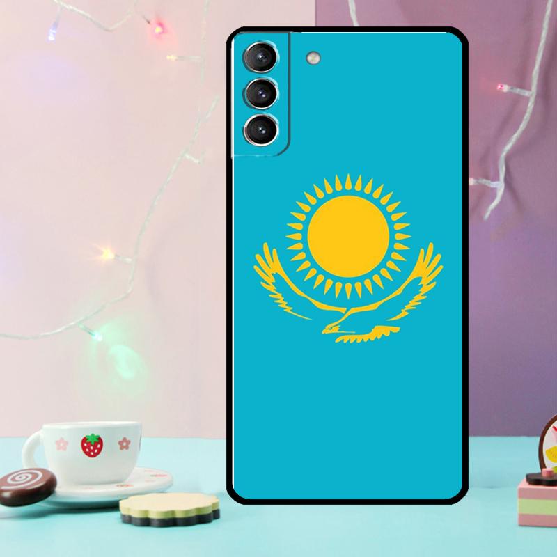 Чехол для телефона Флаг Казахстана Для Samsung Galaxy S24 S25 Ultra S21 S22 S23 Ultra S9 S10 S20 Plus S25 FE