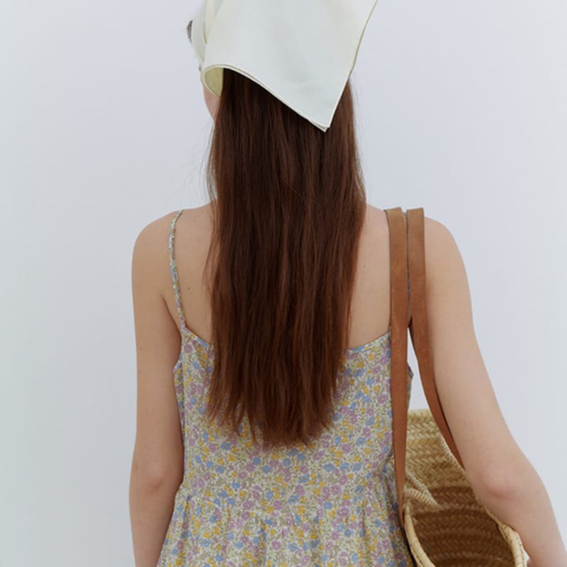 LO61 Carmen Silk Scarf in Corn Silk